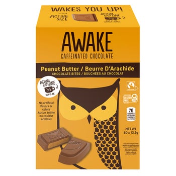 Awake Peanut Butter Chocolate Bites, 50 × 13.5 g
