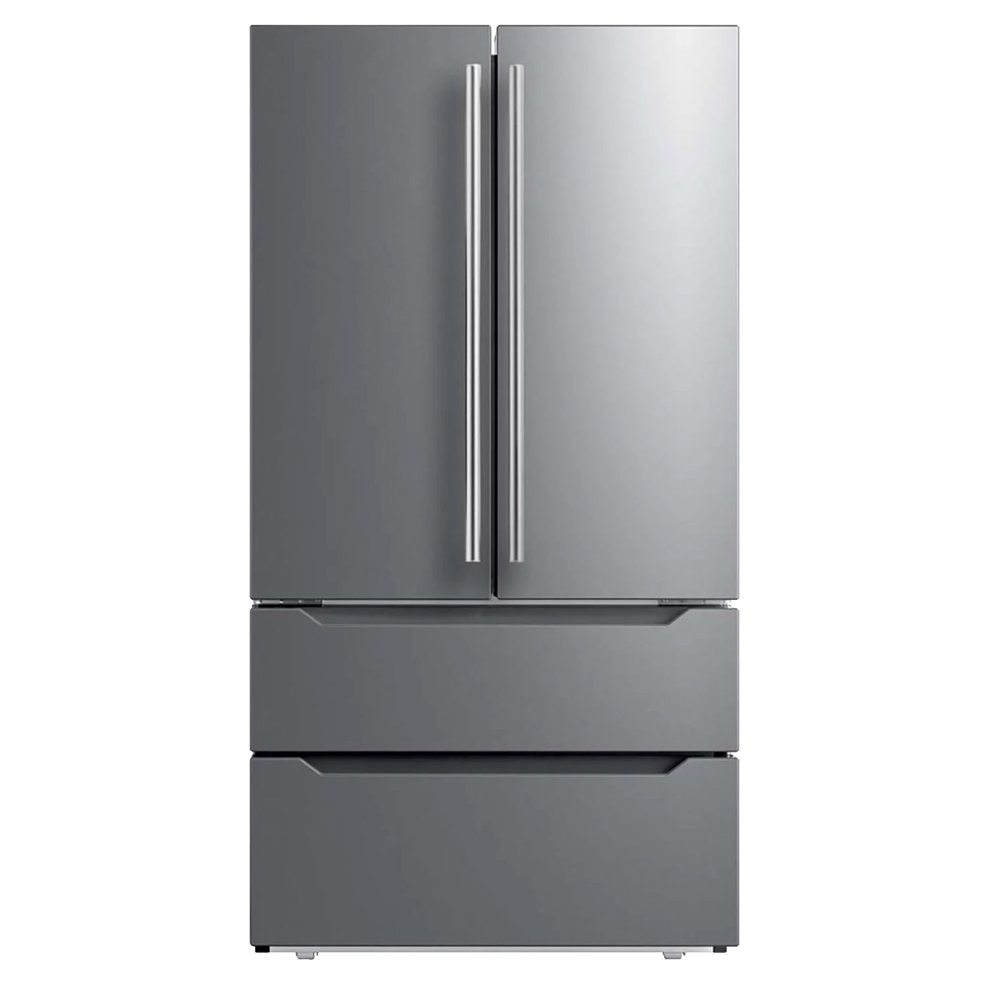 Midea 22.5 cu. ft. French 4-Door Refrigerator in Stainless Steel