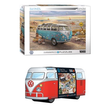 Eurographics Volkswagen Bus Classic Puzzle - Set of 2