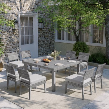 Burlington 9-piece Outdoor Patio Dining Set | Costco