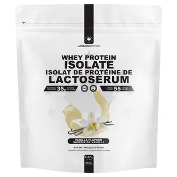 Canadian Protein Whey Protein Isolate Vanilla, 2.27kg