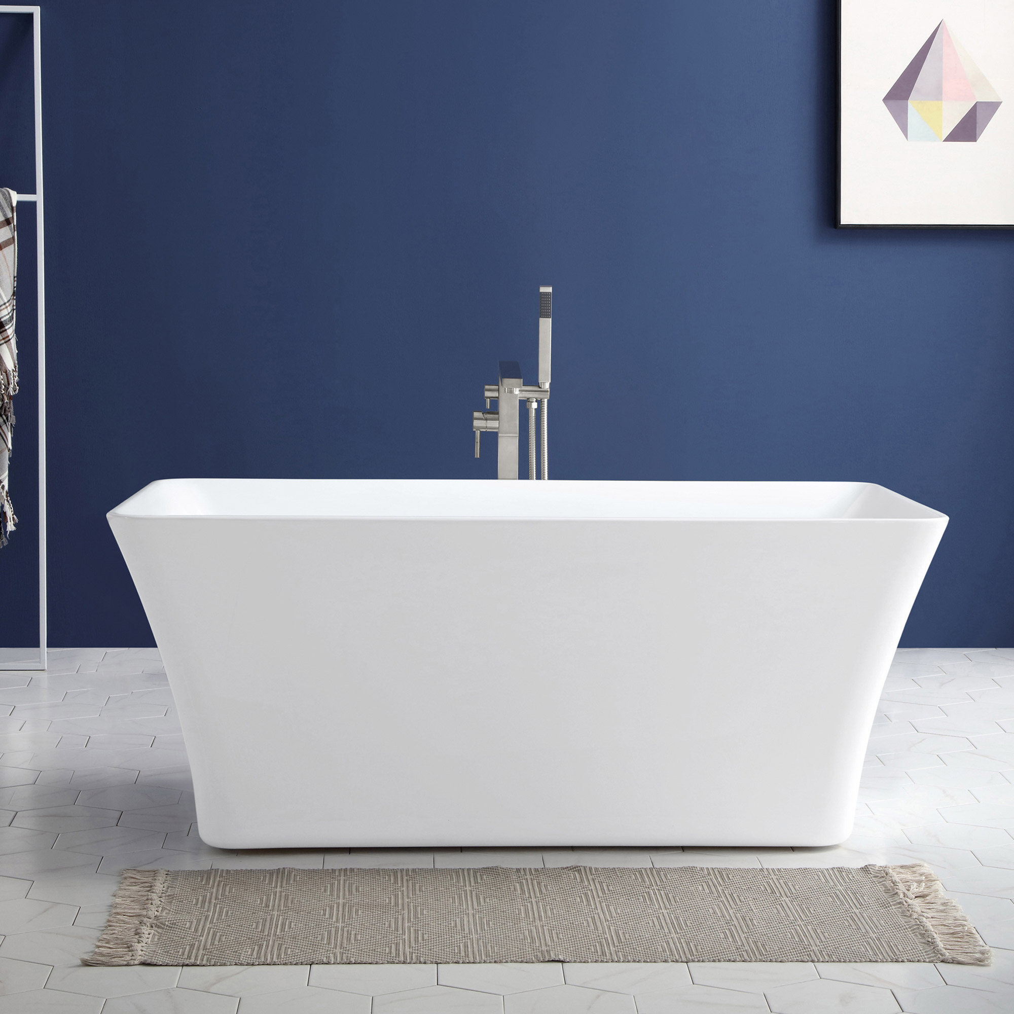 OVE Declan 59 in. Seamless Freestanding Bathtub Costco