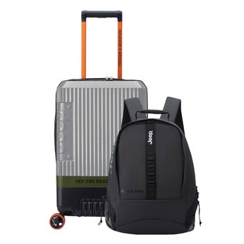 Jeep JH001A Path 2-piece Carry-on and JS011B Versatile Backpack
