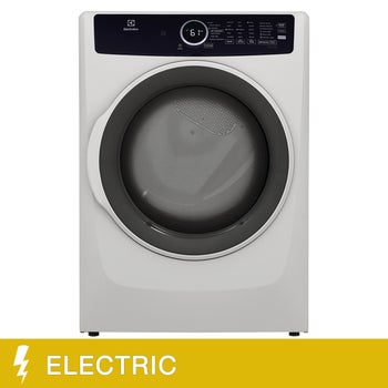 Electrolux 4 Series 8.0 cu. ft. White Front Load Electric Dryer with Luxury-Quiet Sound System
