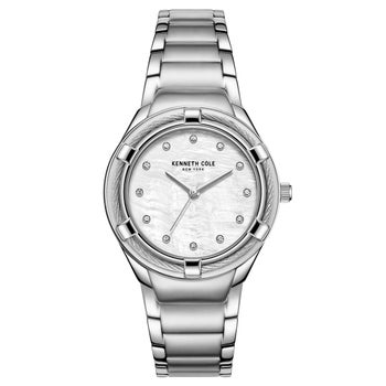 Kenneth Cole New York Classic Mother-of-Pearl Stainless Steel