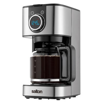 Salton 10 Cup Stainless Steel Digital Coffee Maker
