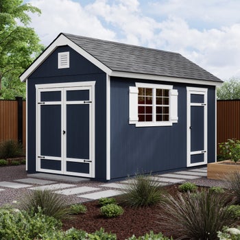 Yardline Crestwood 14' x 8' Do-It-Yourself Wood Shed | Costco