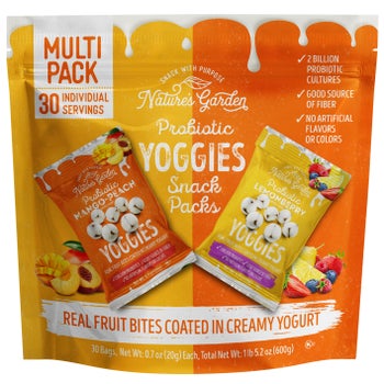 Nature's Garden, Probiotic Yoggies Variety, 0.7 oz, 30-count | Costco
