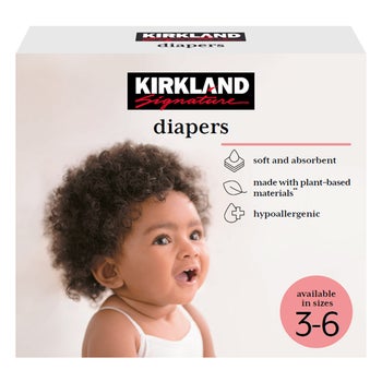 Kirkland Signature Diapers, Sizes 3 - 6