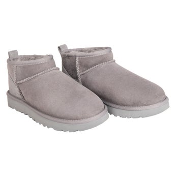 美品 UGG クラシック ミニ デコ 27.0 グレー 美品 UGG アグ Classic Mini Deco クラシック ミニ デコ