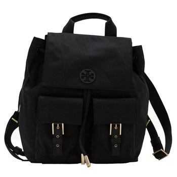Tory Burch Tidal Nylon Flap Backpack, Black | Costco