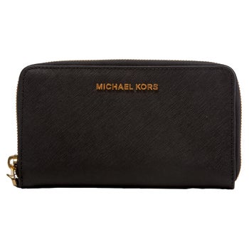 ぐりこ Michael Kors Large Flat Phone Case Wristlet, Black | Costco