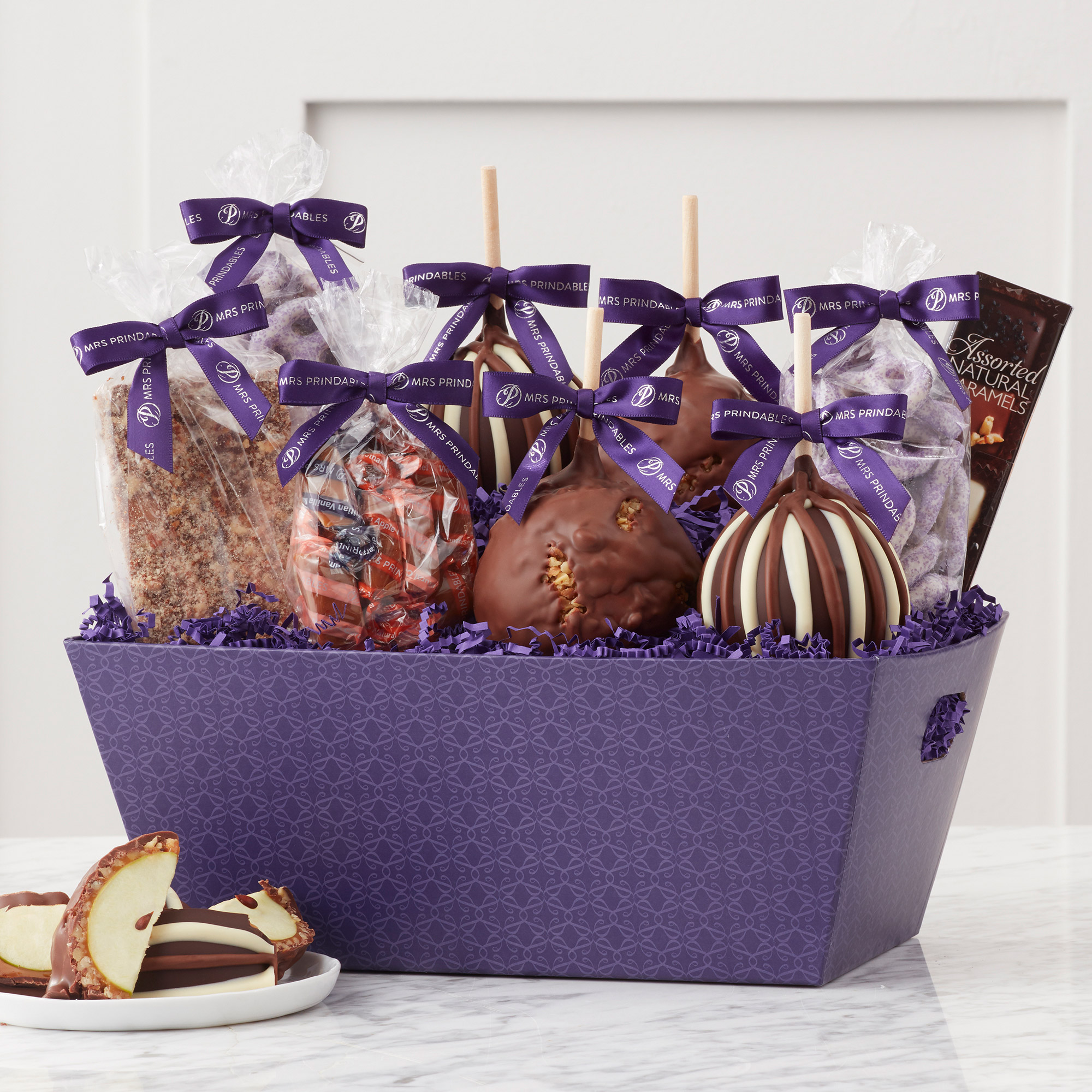 Mrs. Prindables Signature Caramel Apple and Confection Tray | Costco