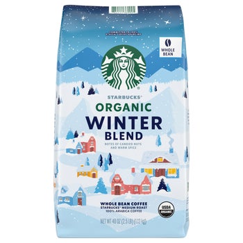 スターバックス　ウインターブレンド 2個　Whole Bean コストコ Starbucks Organic Winter Blend Whole Bean Coffee, Medium, 2.5 lbs