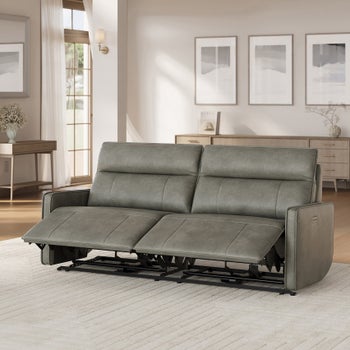Henredon Keira Leather Zero-gravity Reclining Sofa | Costco