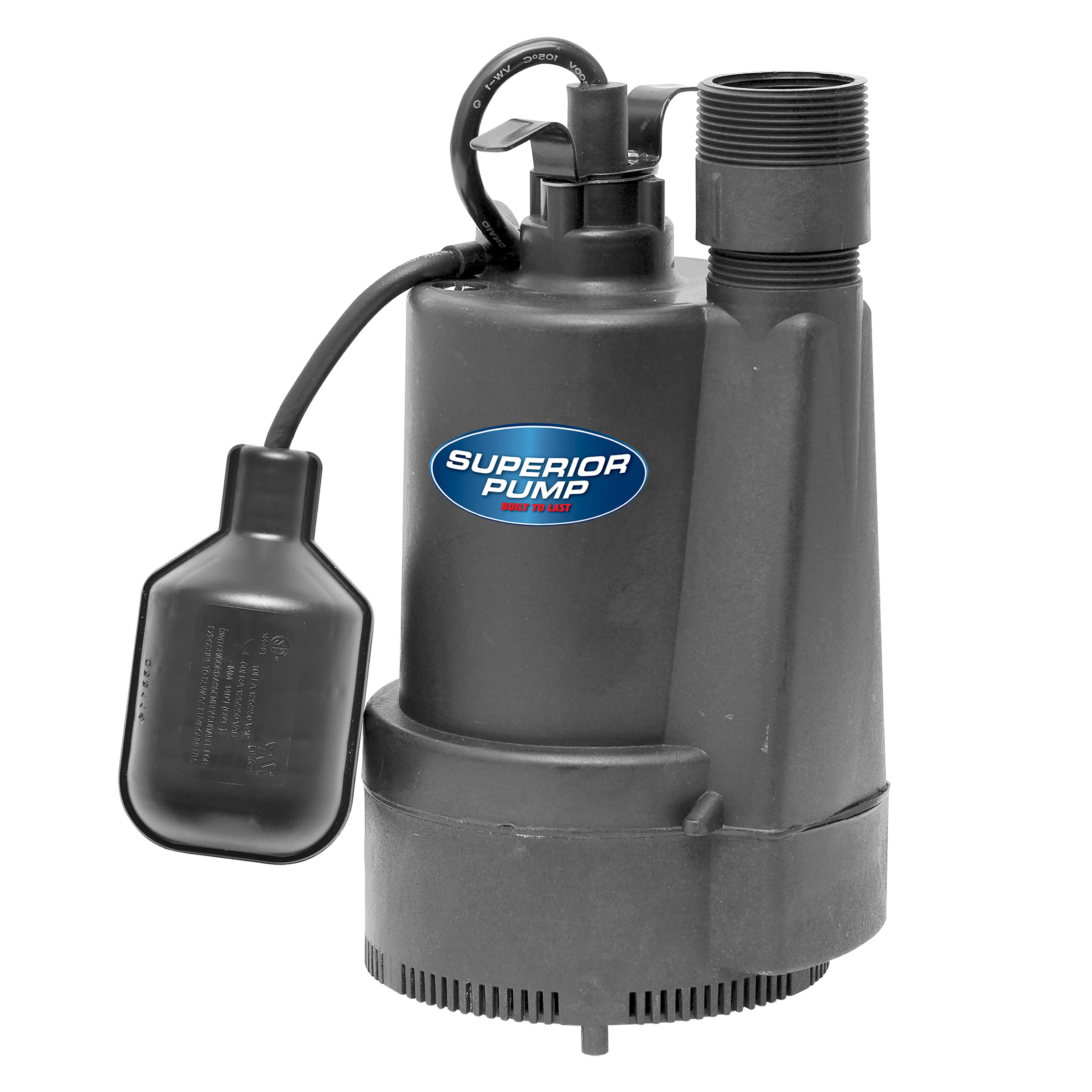 Superior Pump 1/3 HP Thermoplastic Tethered Sump Pump Costco