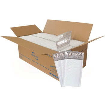 Crownhill Packaging #000 Poly Bubble Mailers Bulk Carton 500 per case