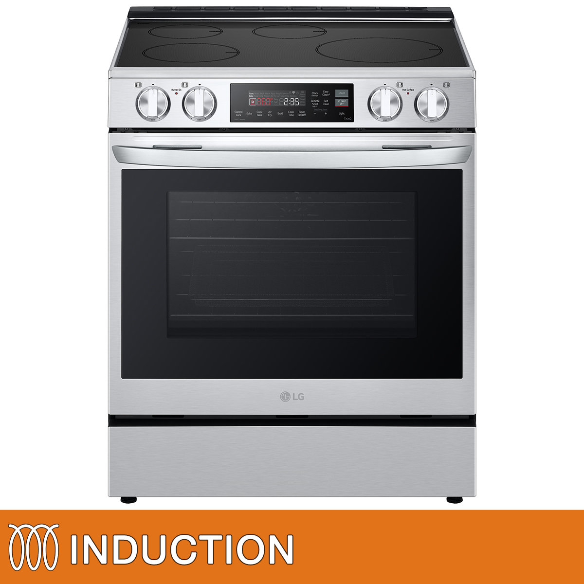 LG 30 In 6.3 cu. ft. Slidein Induction Range in Stainless Steel Costco