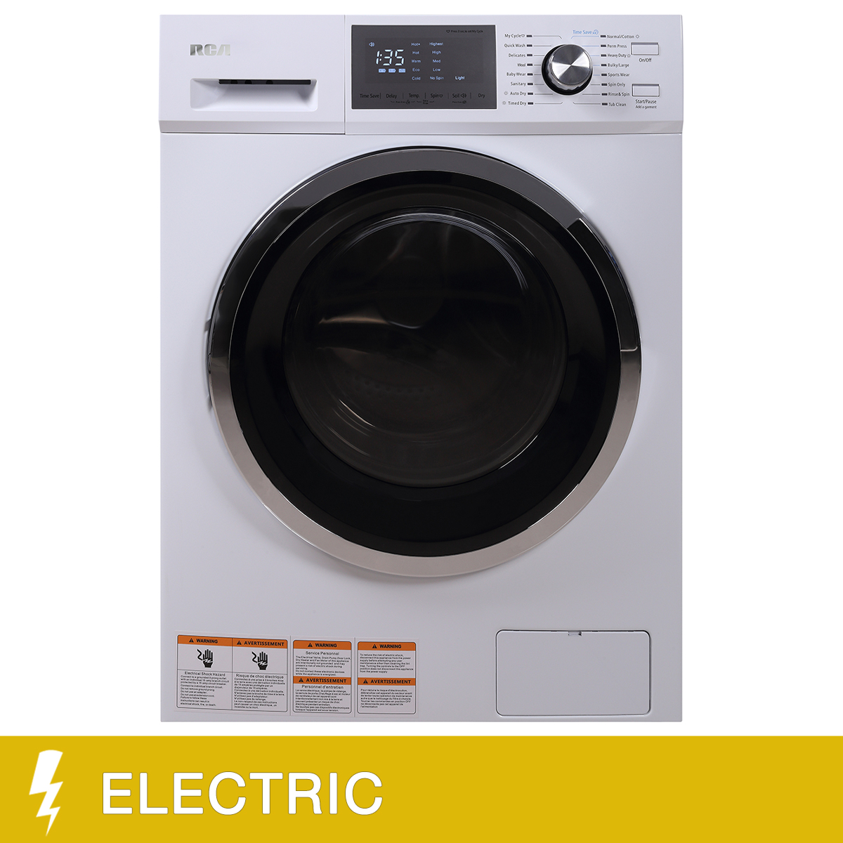 RCA 2.7 cu.ft Allinone Front Load Washer Dryer Combo Costco