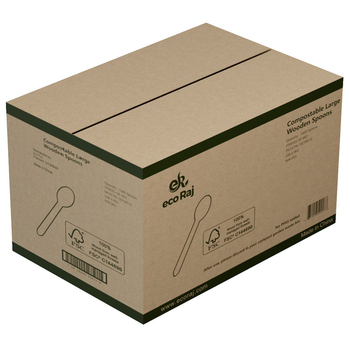 Bagasse Biodegradable Compostable Spoon | Luzhou Pack