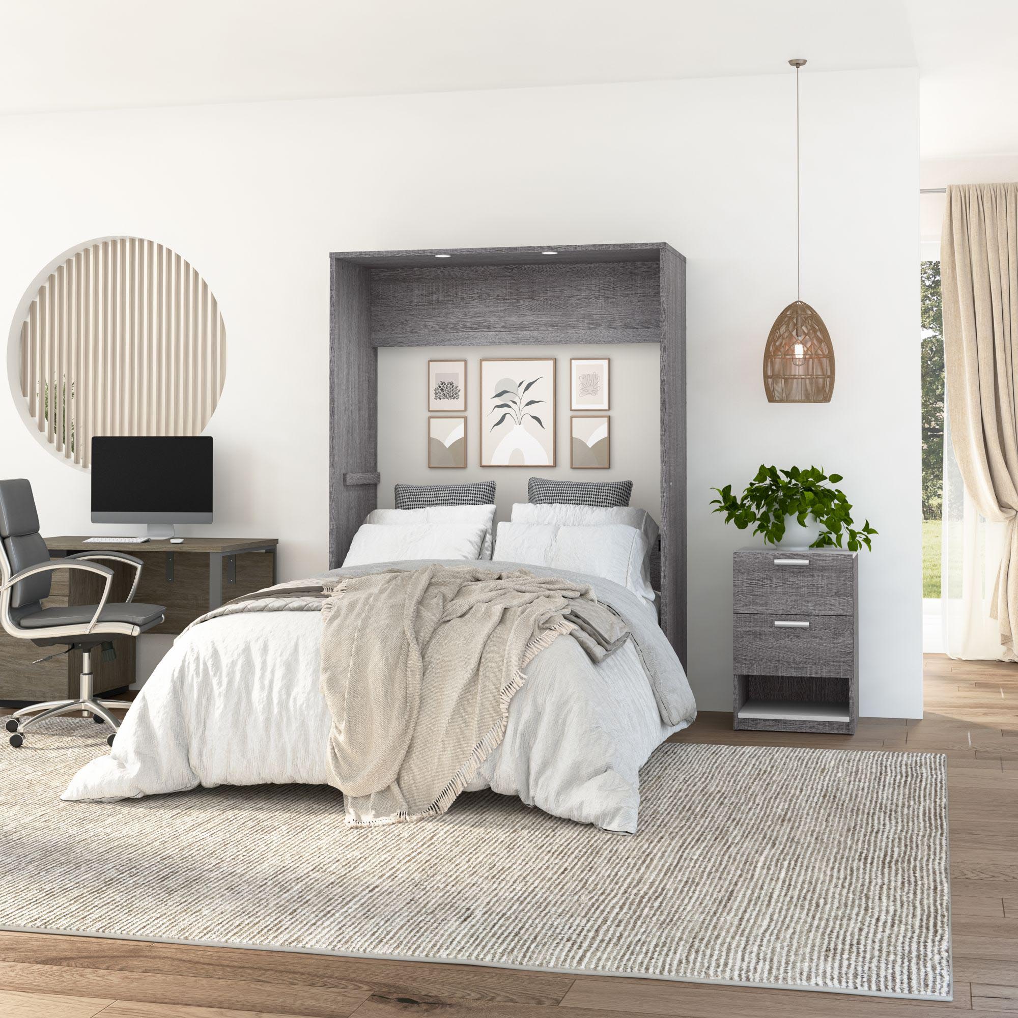 Bestar Cielo Double Wall Bed Costco