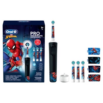 Oral-B Kids Electric Toothbrush and Refills, Marvel's Spiderman