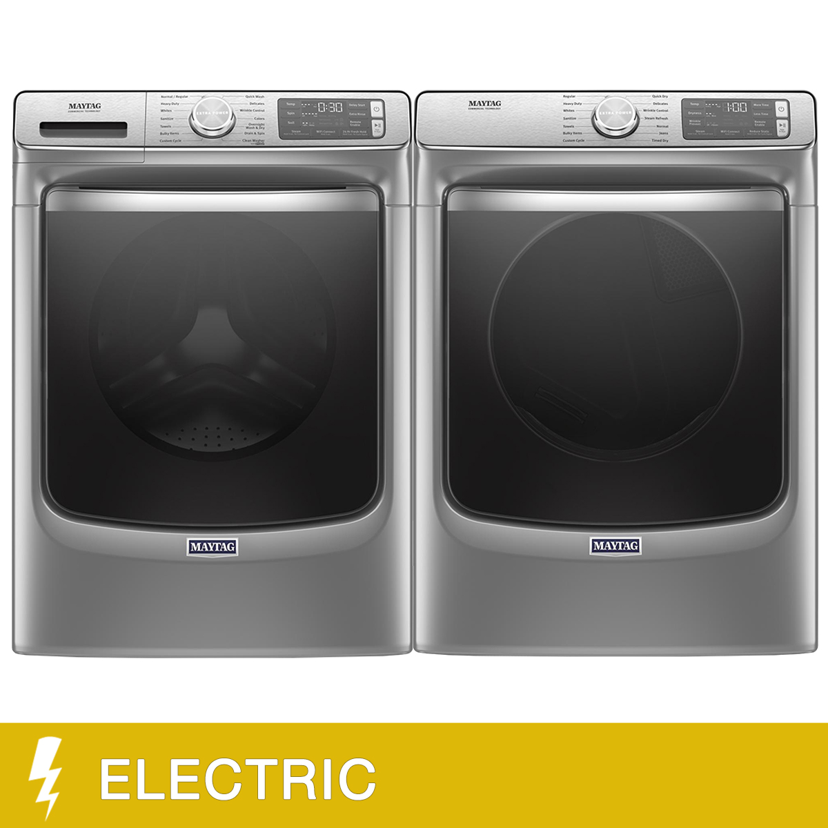 Maytag 27 in Slate 2piece Laundry Pair with 5.8 cu ft. Front Load