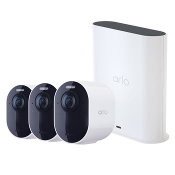 Arlo Ultra Security Camera 4K (3rd Gen), 3-pack, White with Smart