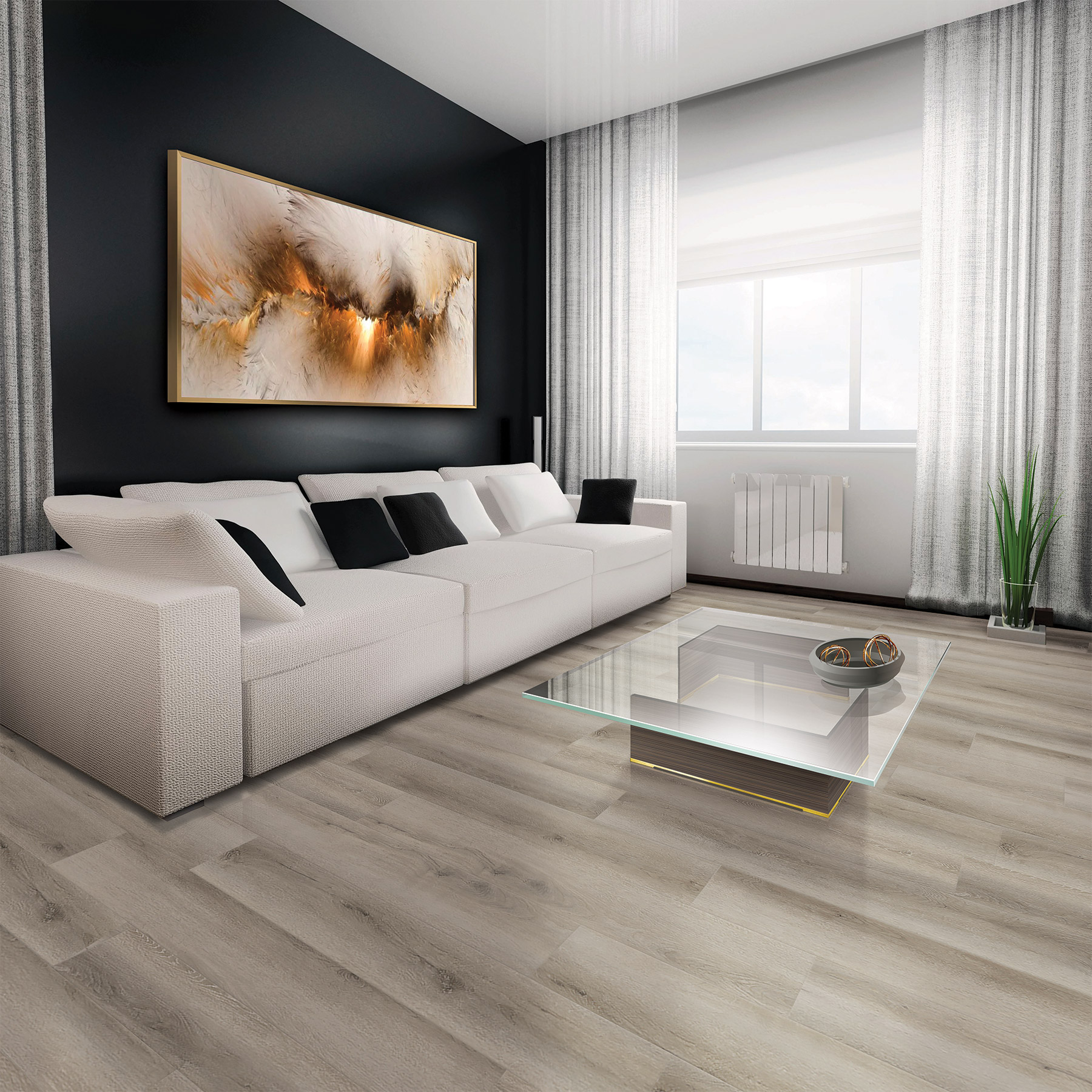 Versaclic Devonshire Oak 18 cm (7.1 in.) Vinyl Plank Flooring Costco