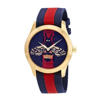 ジャンク】GUCCI Gタイムレス ターコイズ文字盤 ビー（蜂）BEE 楽天