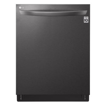 LG 24 in. Smudge-resistant Black Stainless Steel Built-in Top Control Wi-Fi Enabled Dishwasher with TrueSteam and 3rd Rack
