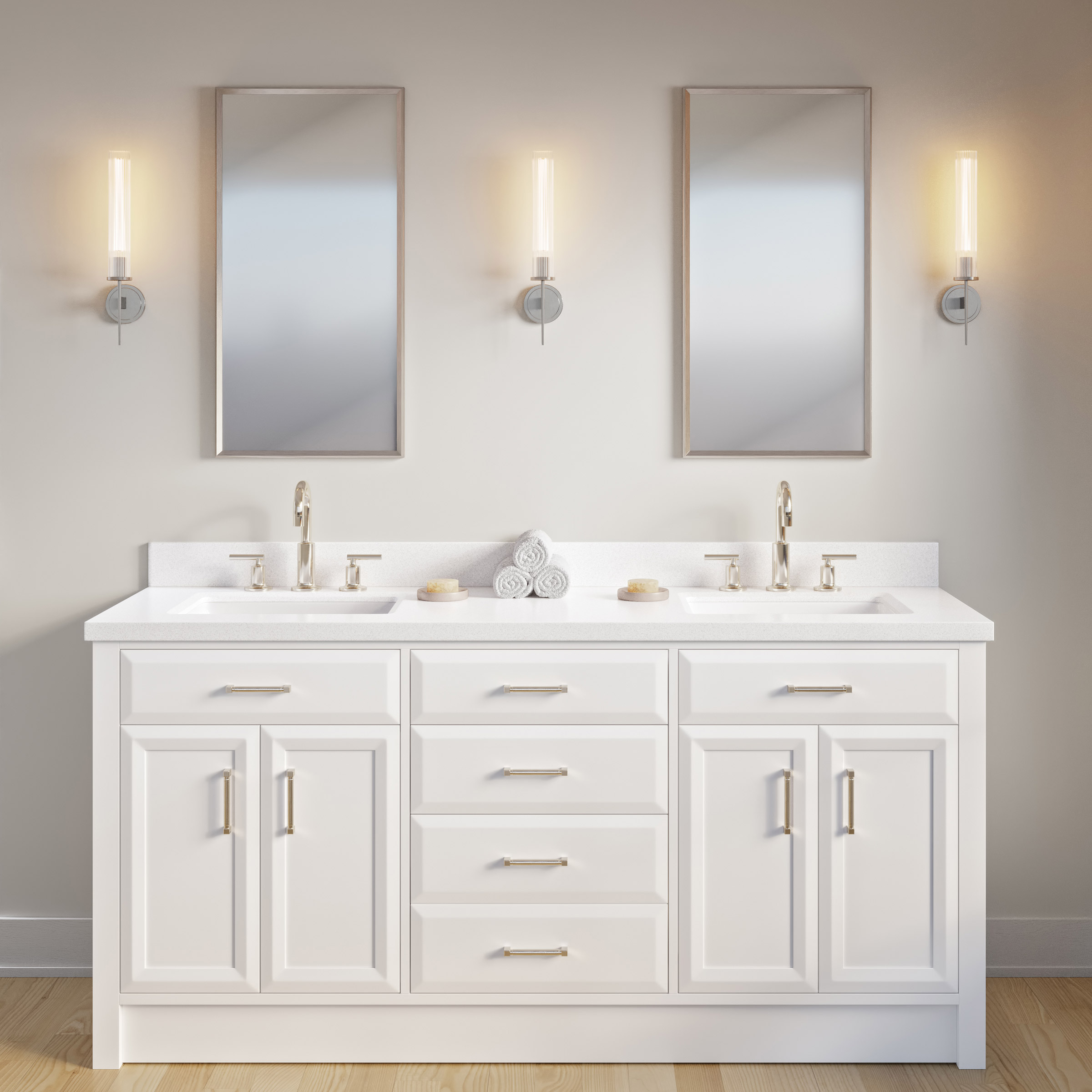 Studio Bathe Calais II 72 in. Double Vanity | Costco