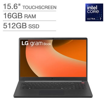 LG gram Book 15.6 inch, Touchscreen Laptop, Windows 11 Home, Intel