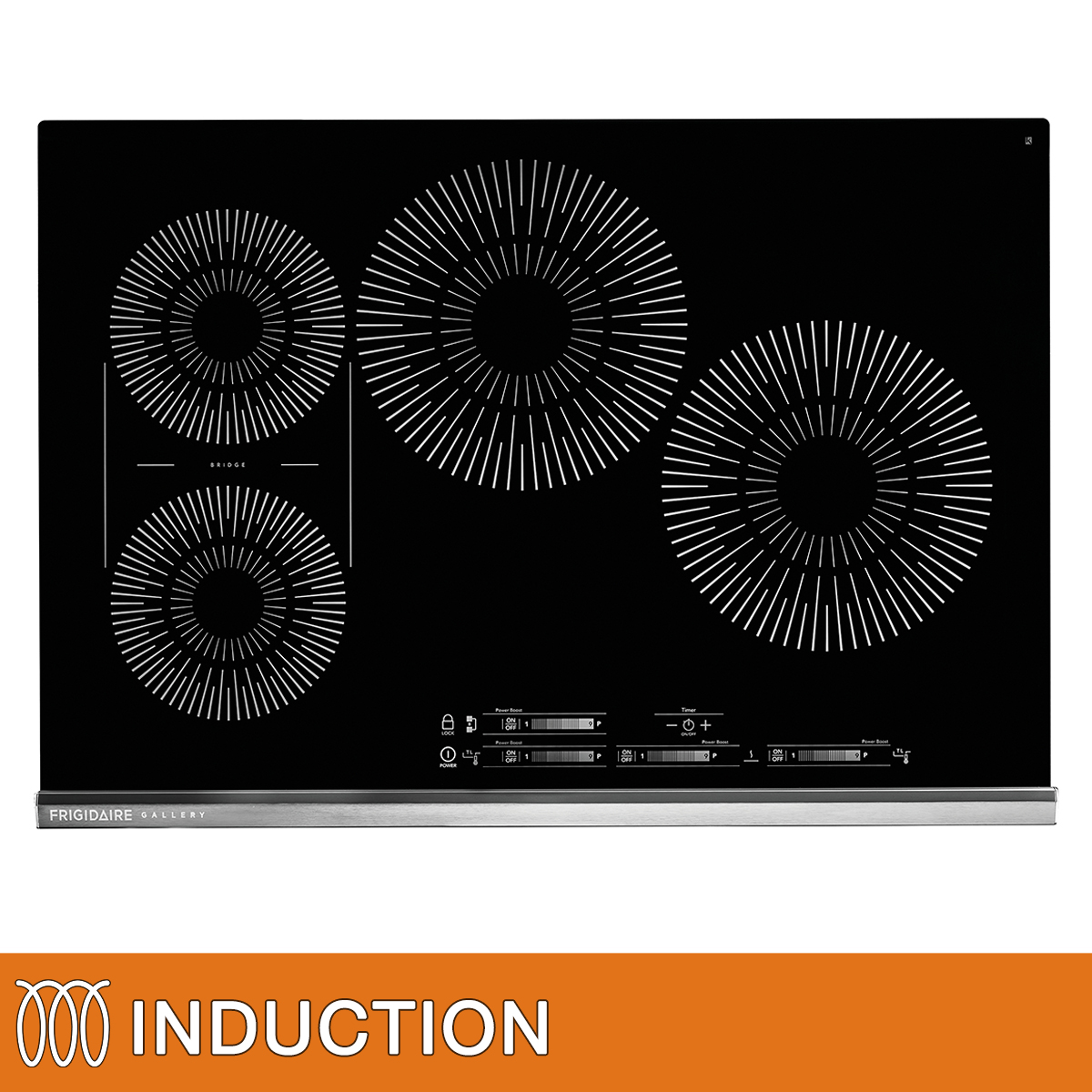 Frigidaire Gallery 30 in. Black Induction Cooktop with Auto Pot