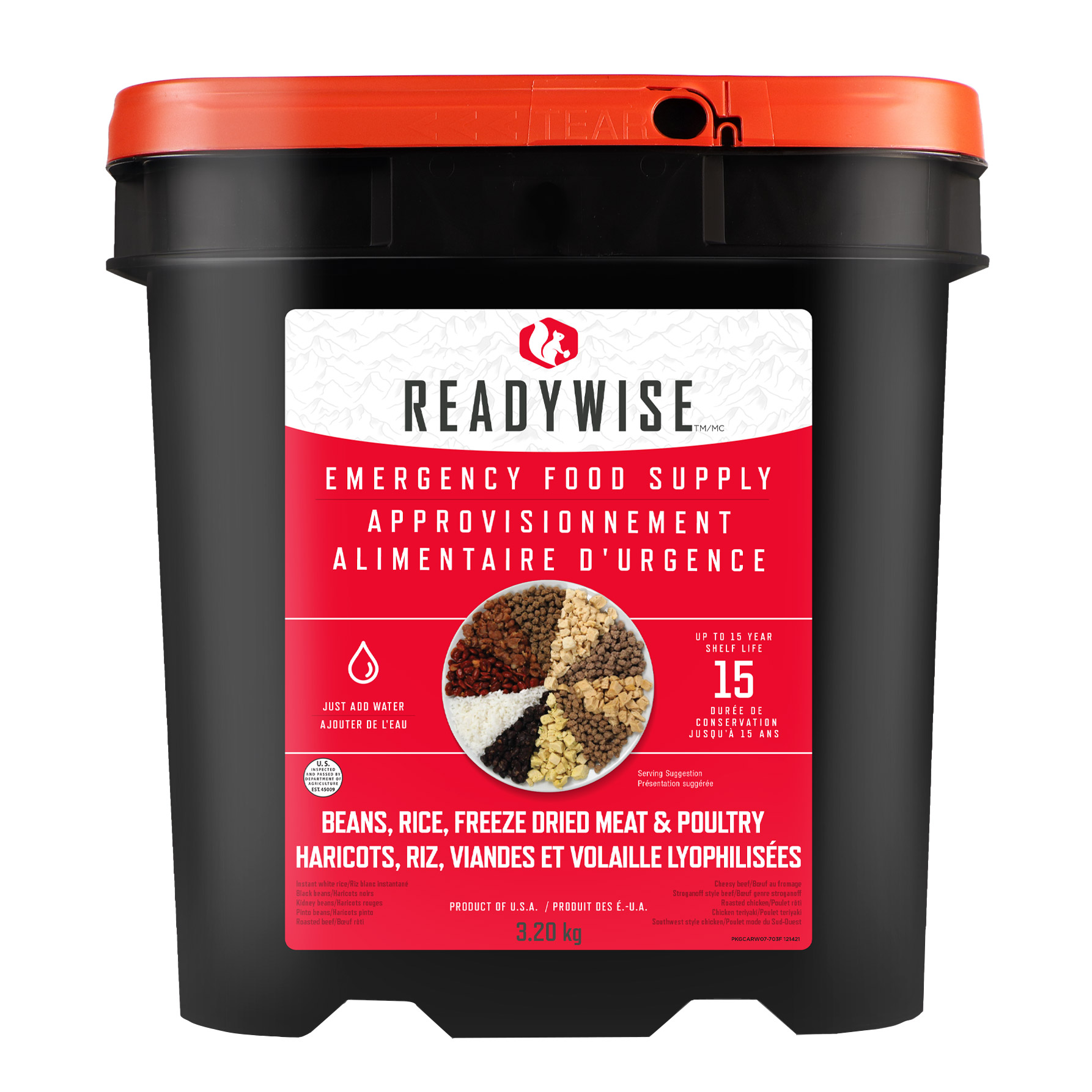 Readywise Emergency 110 Serving Meat Bucket Costco