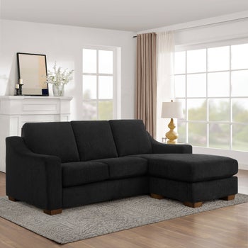Thomasville Dillard 2-piece Fabric Sofa with Reversible Chaise