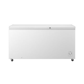 Hisense 17.7 cu ft. White Convertible Chest Freezer or Fridge with Caster Wheels