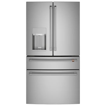 Café 36 in. 27.8 cu. ft. 4-door French-door Stainless Steel Refrigerator with Convertible Drawer