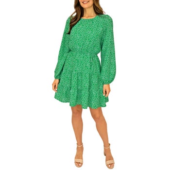 Draper James Women's Long Sleeve Tiered Dress | Costco