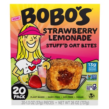 Bobo's Stuff'd Bites, Strawberry Lemonade, 1.3 oz, 20-count | Costco