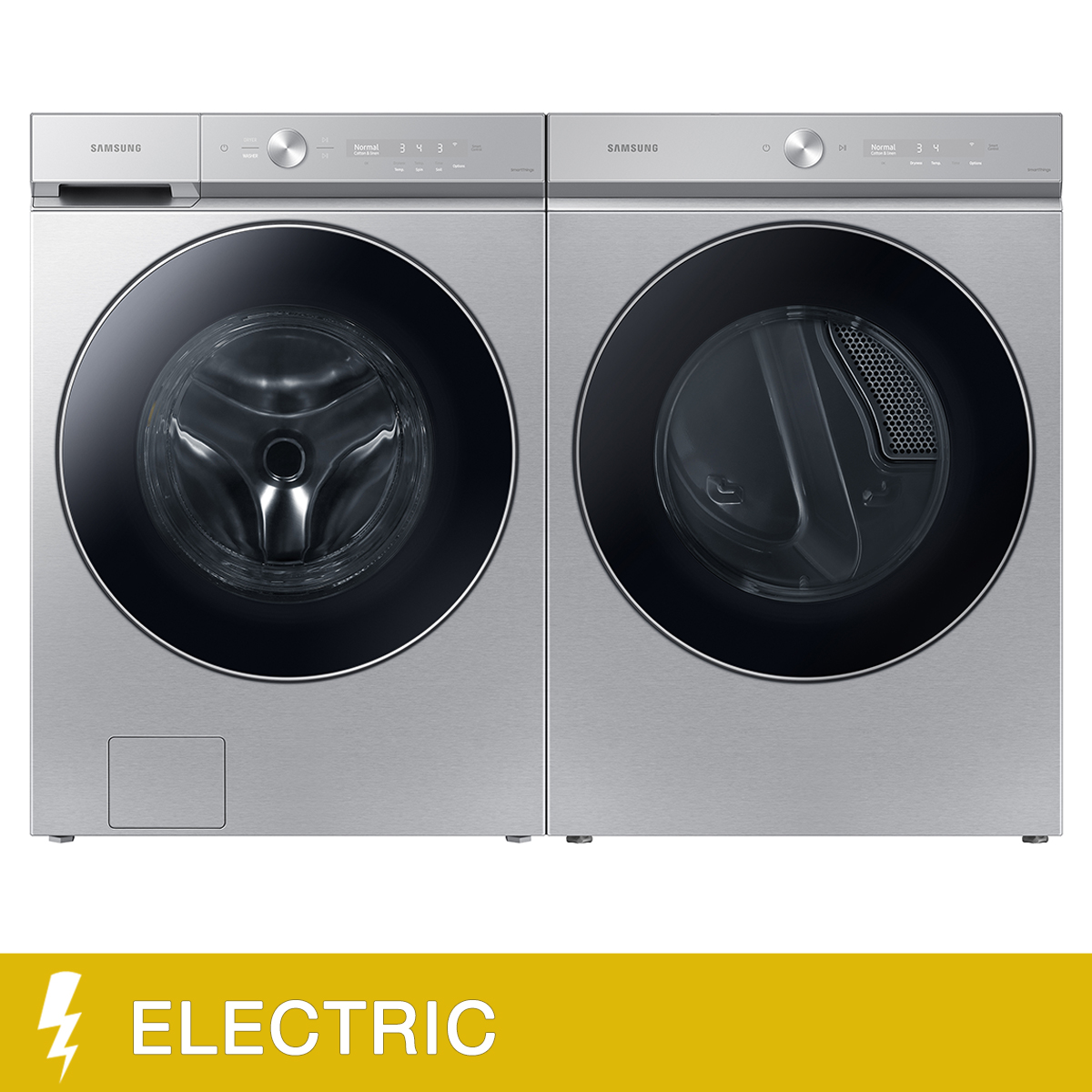 Samsung 2piece BESPOKE Stainless Steel Front Load Laundry Suite with 6