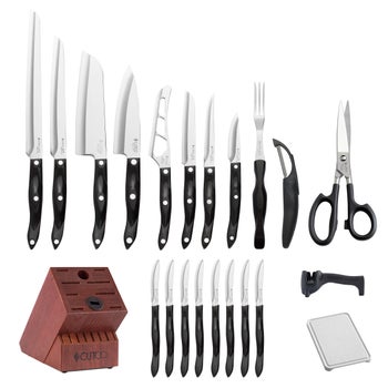 Cutco High-Carbon Stainless Steel 22-piece Knife Block Set | Costco