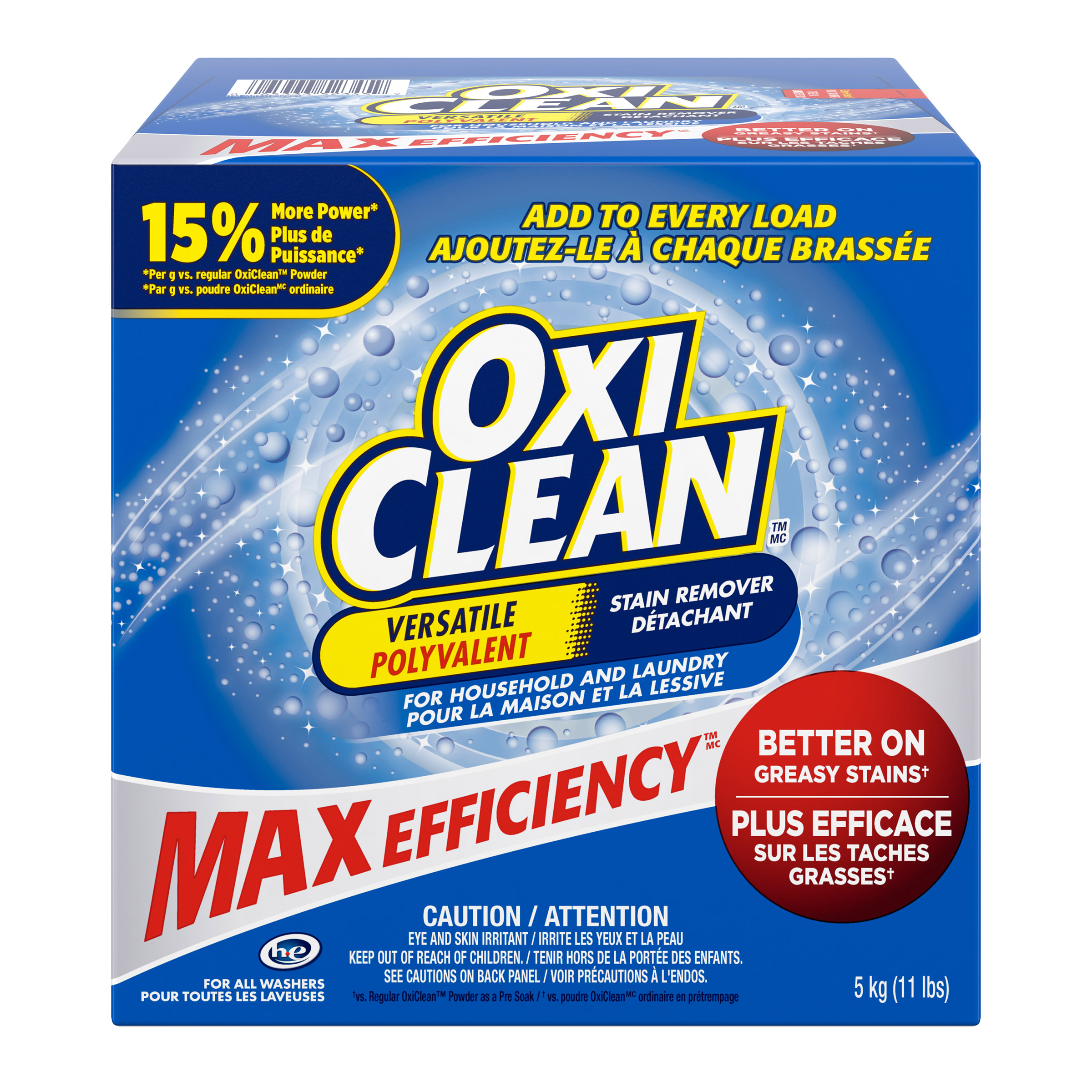 OxiClean Détachant polyvalent à efficacité maximale, 5 kg Costco