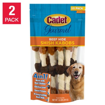 Cadet Triple Flavored X-Large Shish Kabob Dog Treats, 10-count, 2