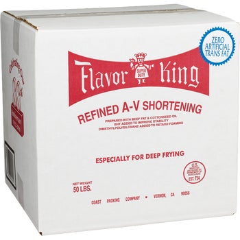 Flavor King Refined A-V Shortening, 50 lbs | Costco