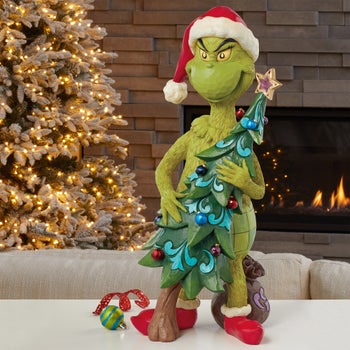 ぽ*☆様 新品　グリンチ クリスマスツリー ジムショア　Jim Shore 約2 50.8 cm (20 in.) Holiday Grinch with Tree by Jim Shore | Costco