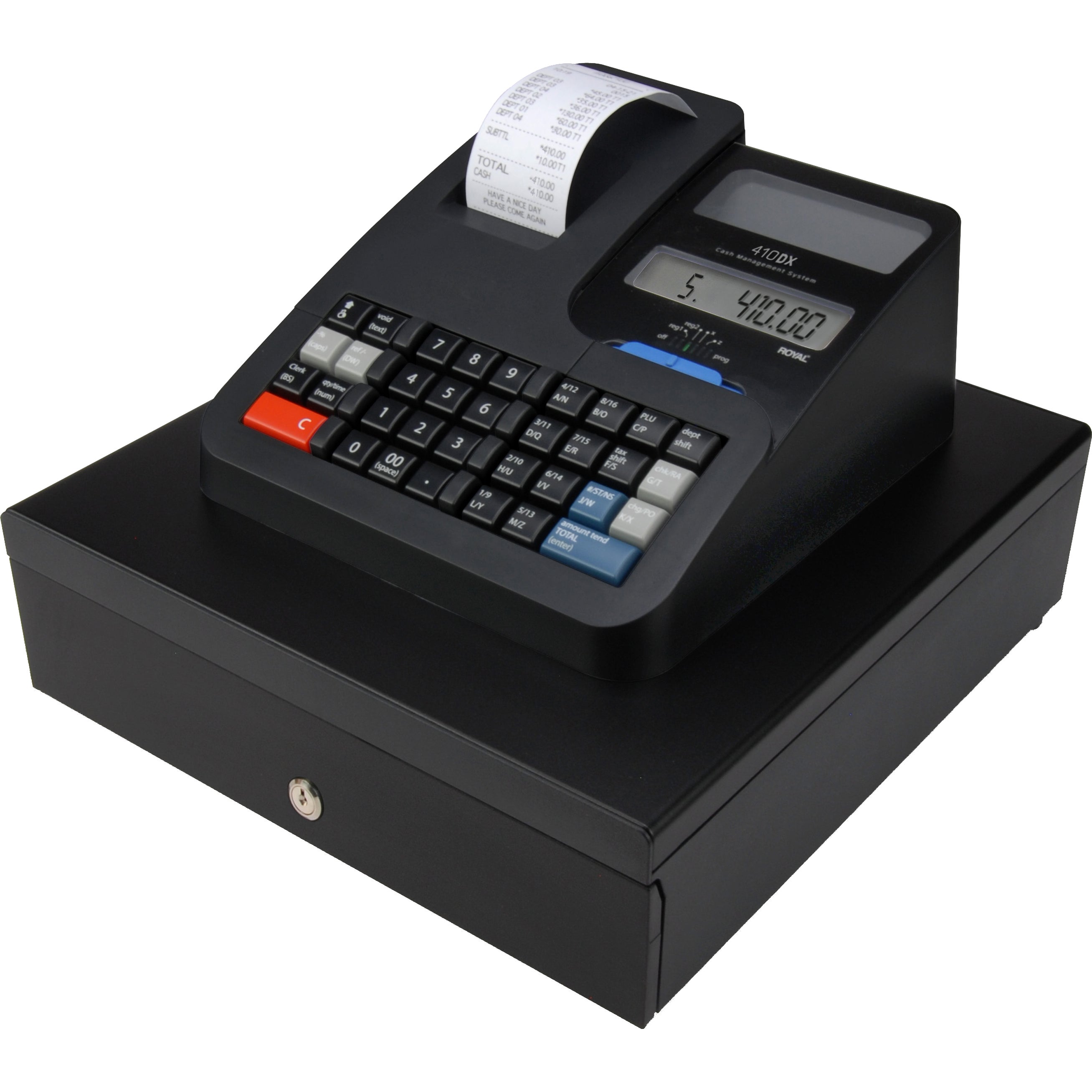 Royal 410 DX Electronic Cash Register, Black | Costco