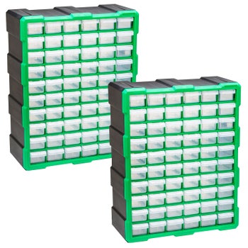 Steel Vision Interlocking Storage Containers 60 Drawer, 2pk | Costco