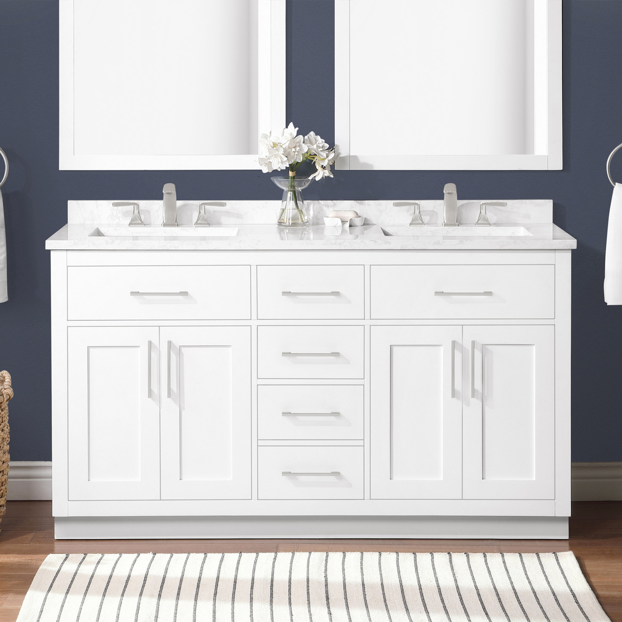 OVE Decors Alonso Bath Vanity in White | Costco