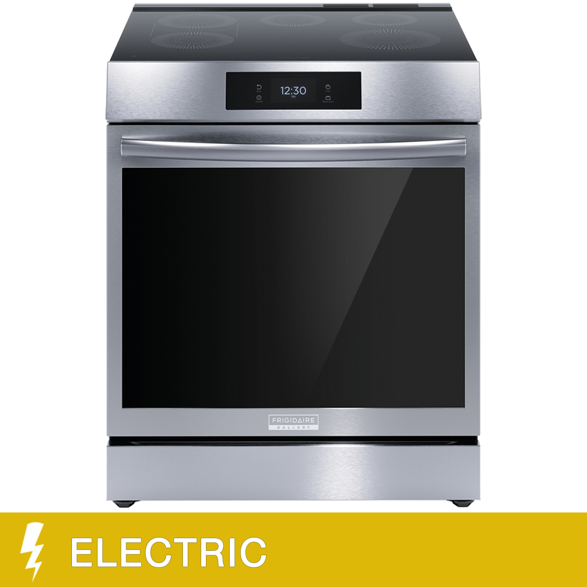 Frigidaire Gallery 30 in. 6.2 cu.ft Free Standing Induction Front